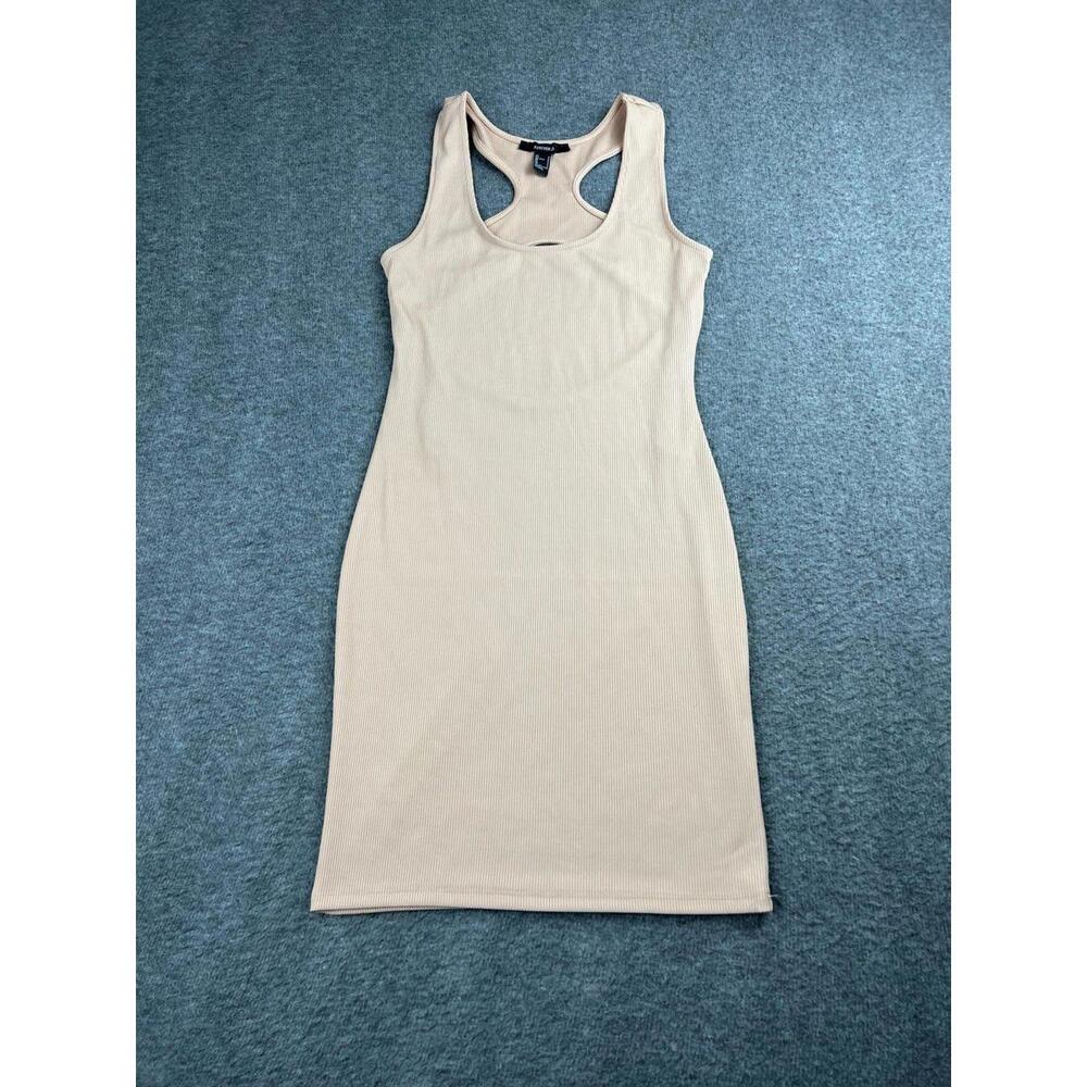 Forever 21‎ Beige Bodycon Dress with Racerback Size Small